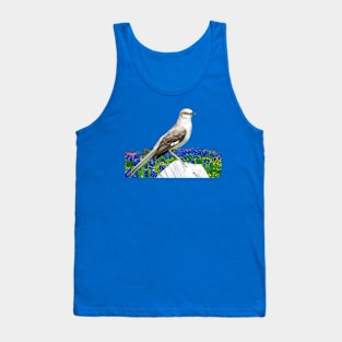 TEXAS STATE BIRD MOCKINGBIRD Tank Top